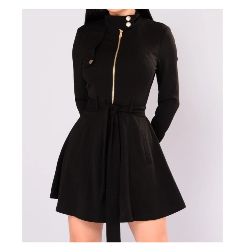 Fitted Zip Up Jacket